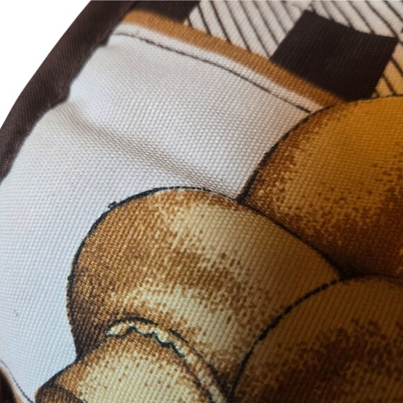 Vintage Mushroom oven Mitt Brown New Old Stock Retro Kitchen Collectible - Picture 8 of 11